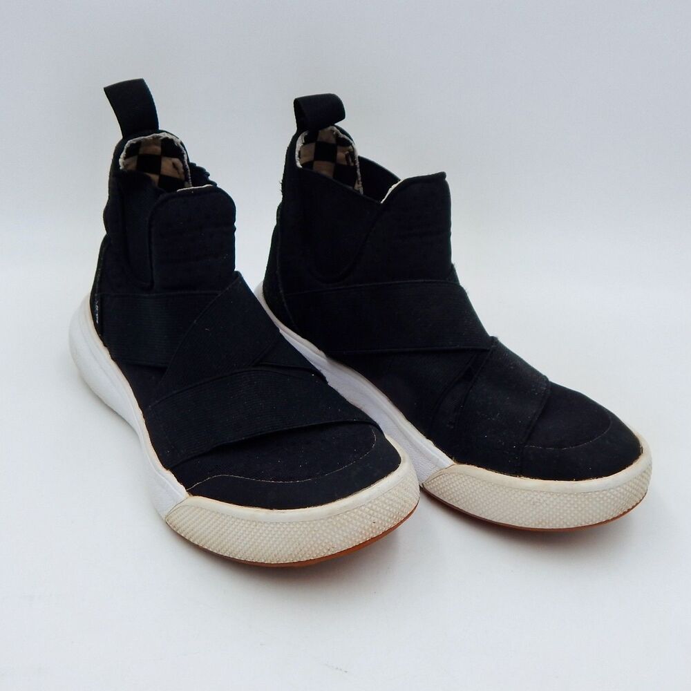 Vans Ultrarange Gore HI Shoes Womens 6.5 Black White Athletic Sneakers 500383